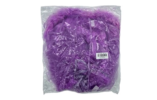 Chique Korte Chiffon Kimono Met Zachte Imitatiebont - Bewicked