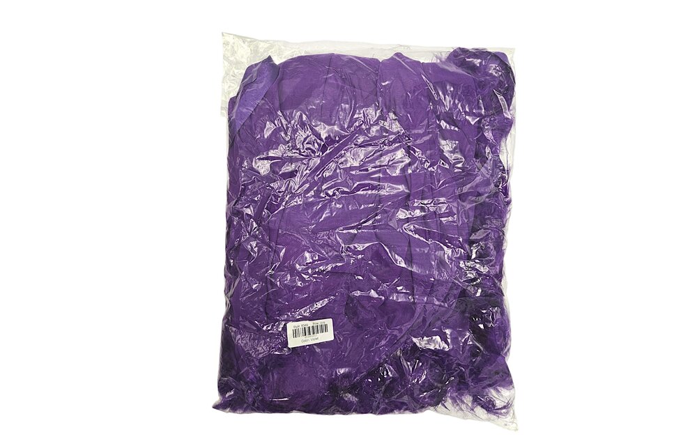 Lux Robe Vi / Os – Elegant Purple Chiffon Kimono With Feather Boa