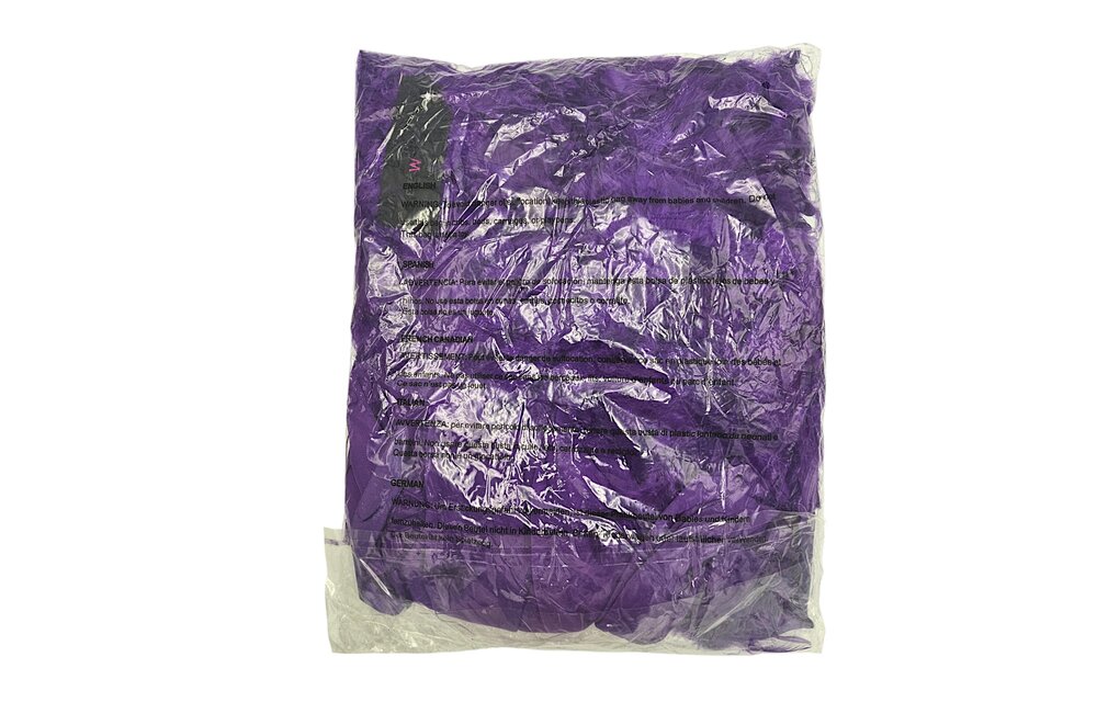 Lux Robe Vi / Os – Elegante Paarse Chiffon Kimono Met Verenboa