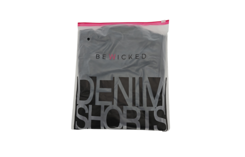 Stay Up All Night Shorts Zwart | Glanzend & Retro Trendy