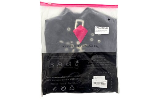 Feel The Vibe Shorts Blk | High Waist & Avant-Garde Style