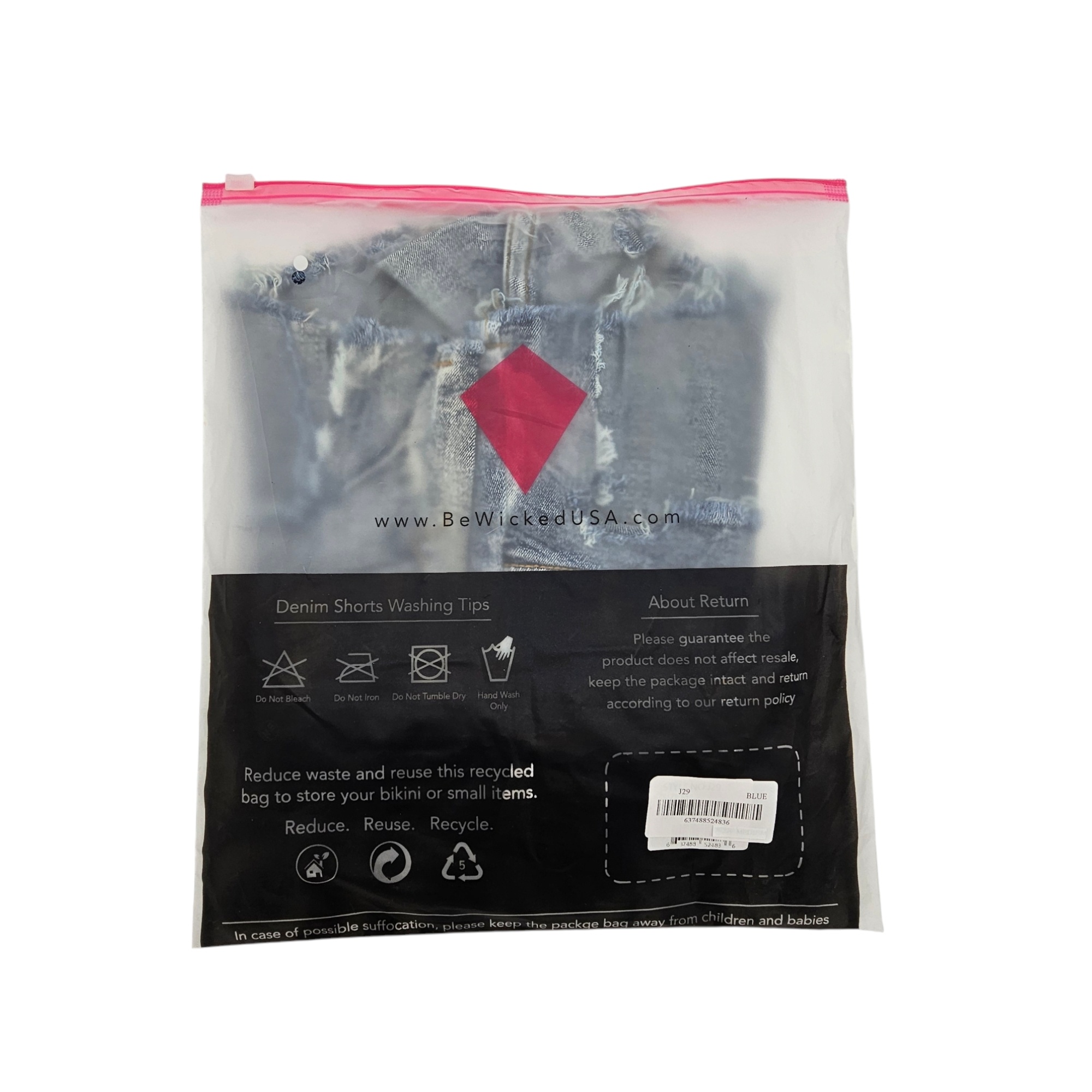 Barely There Shorts Bl/M - Stijlvolle Blauw Zomerlook & Comfort