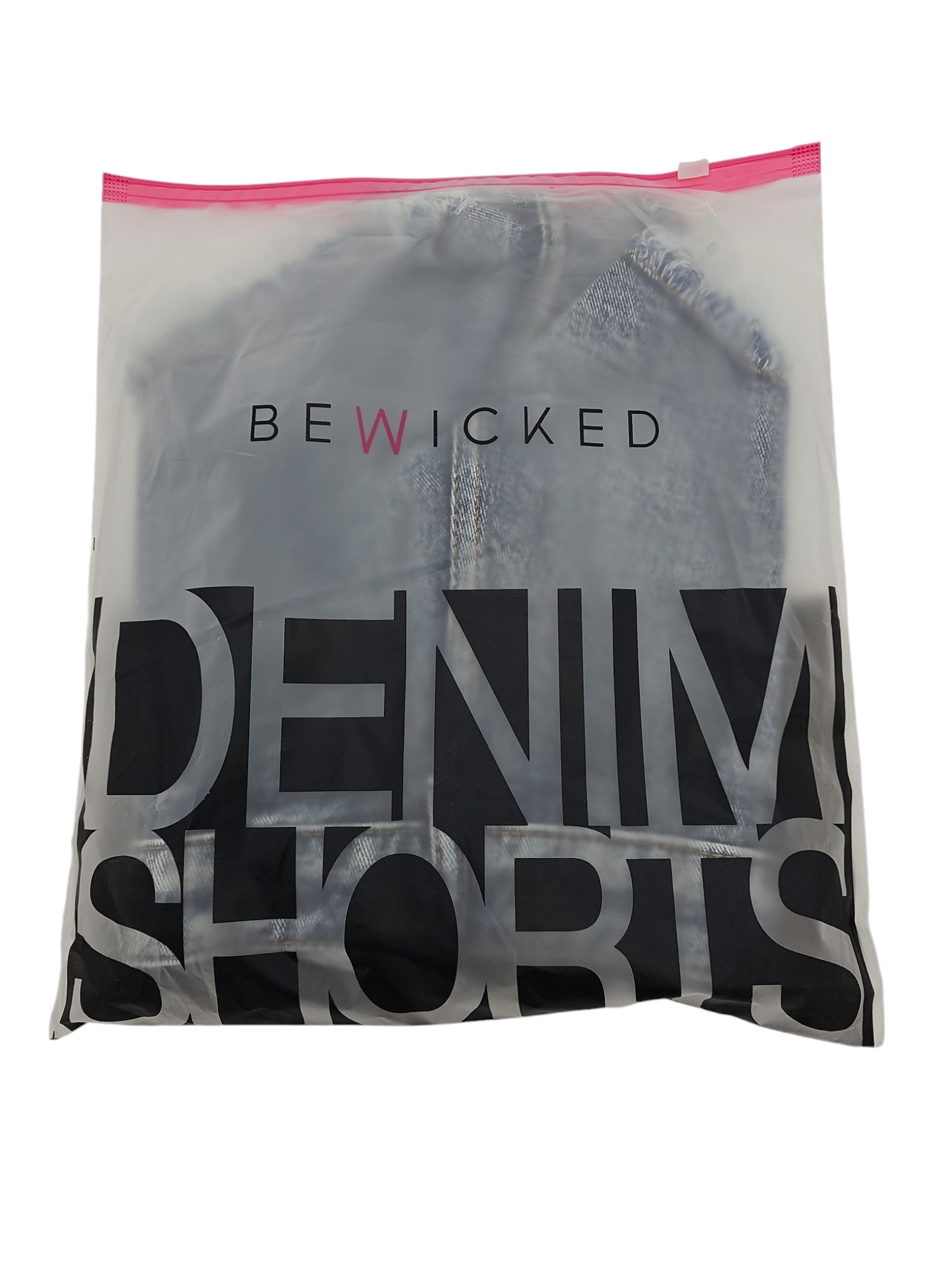 Lookin' For Love Shorts – Edgy Denim mit rauem Saum Blau