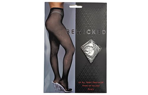 Mini Netpanty Zwart | Edgy & Chique | Bewicked Verpakking