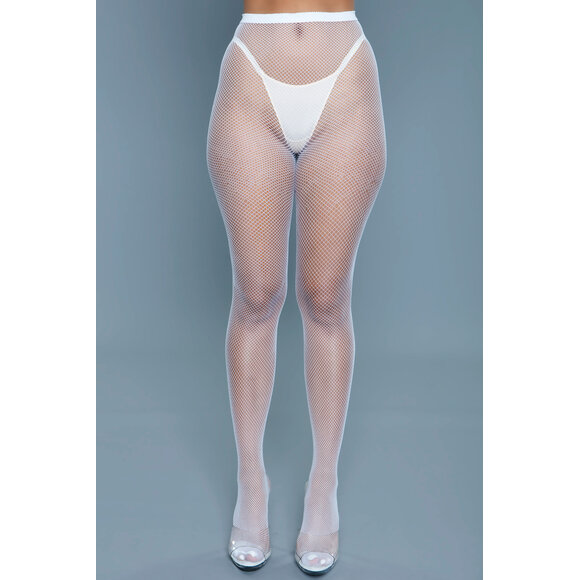 Up All Night Mini Netpanty Wit - Stijlvol & Edgy | Bewicked