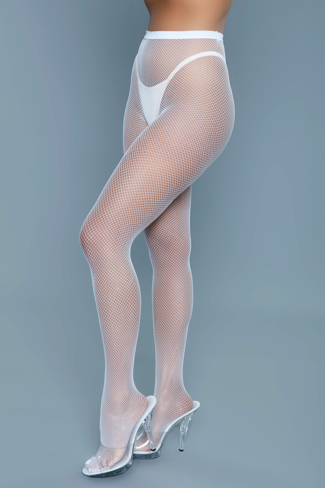 Up All Night Mini Netpanty Wit - Stijlvol & Edgy | Bewicked