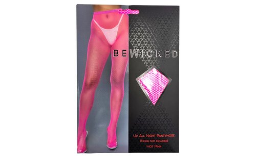 Chic Pink Mini Fishnet Tights | Bewicked Up All Night Style
