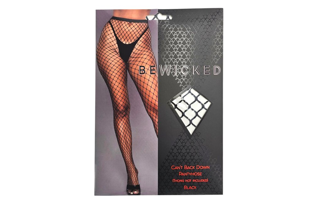 Can'T Back Down Oversized Netpanty Zwart | Stoer & Trendy