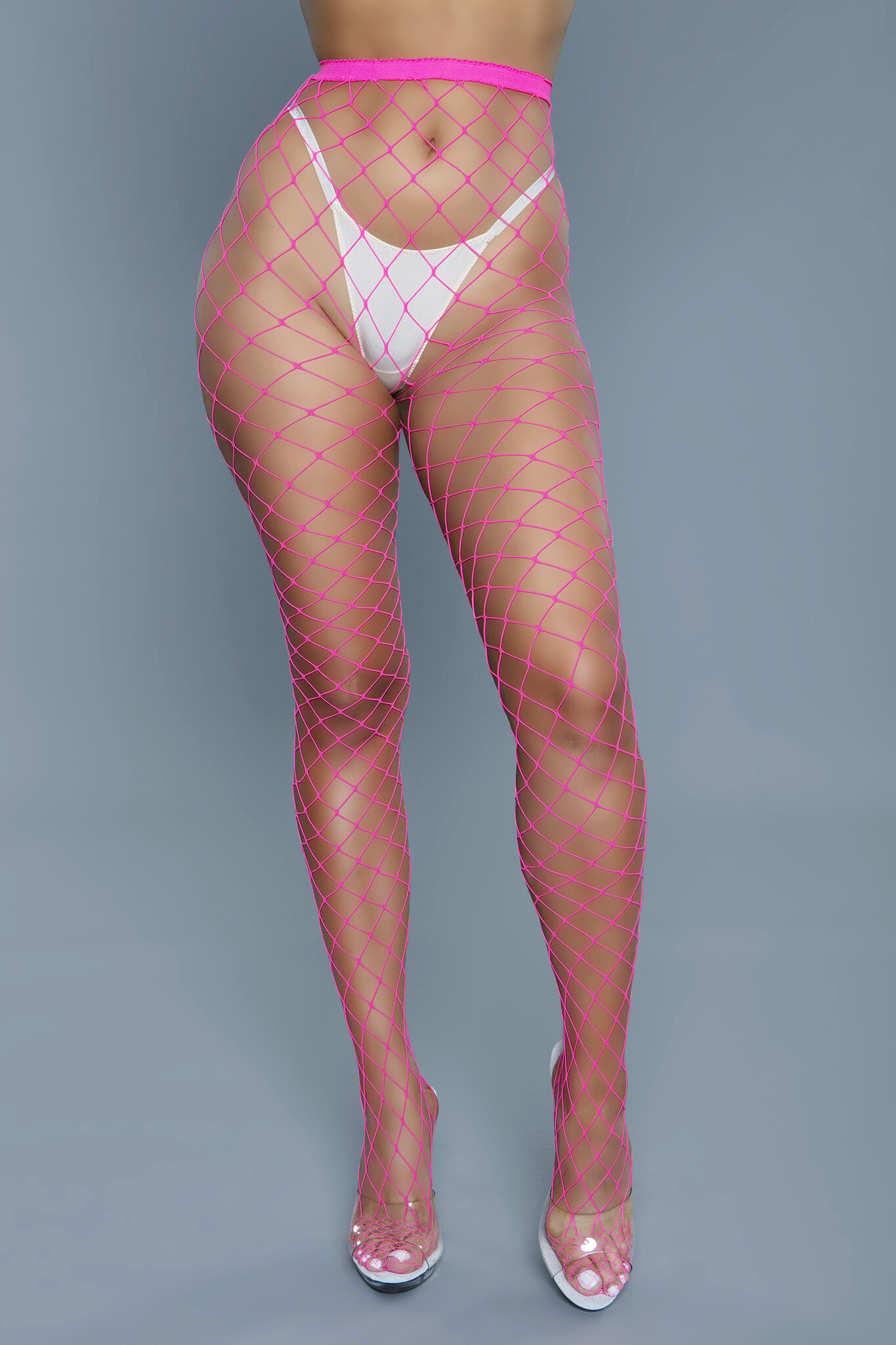 Oversized Fishnet Tights Pink | Bewicked Can't Back Down Style