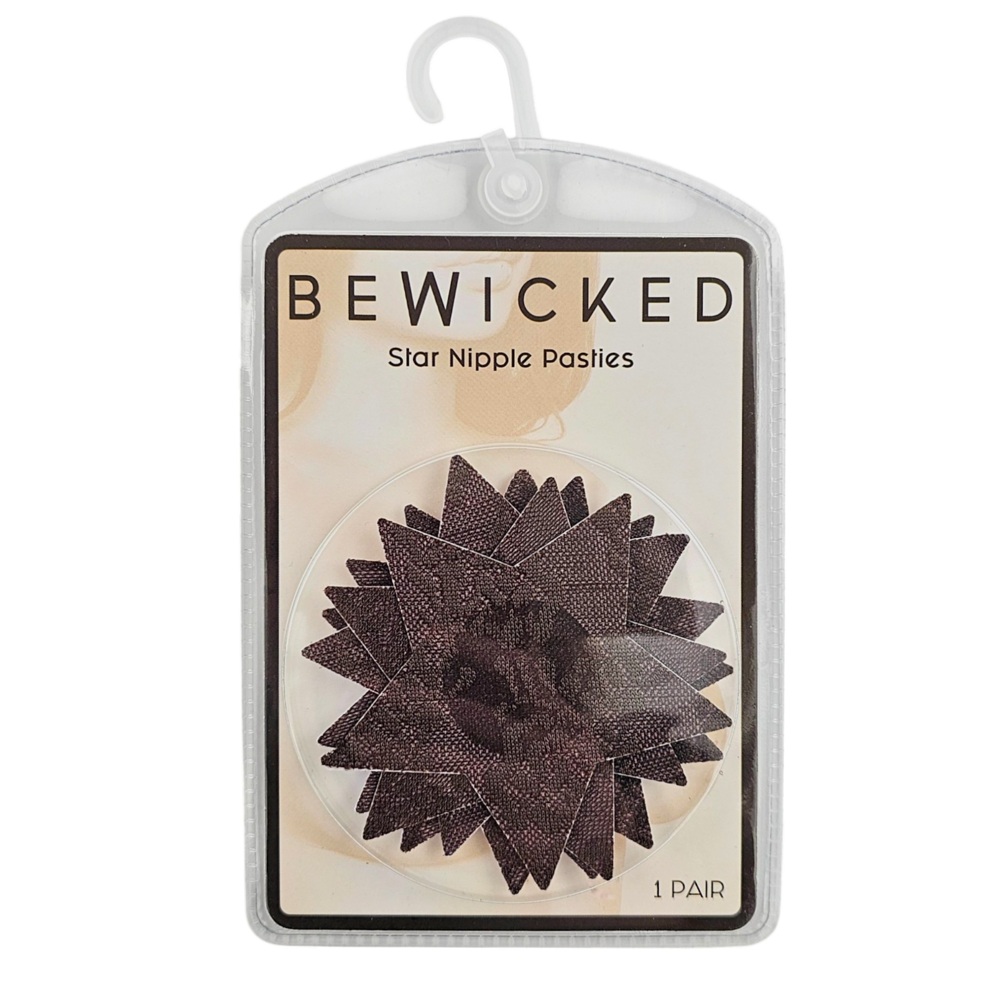 Star-shaped Nipple Pasties Lace Self-adhesive - 3 Pairs BeWicked