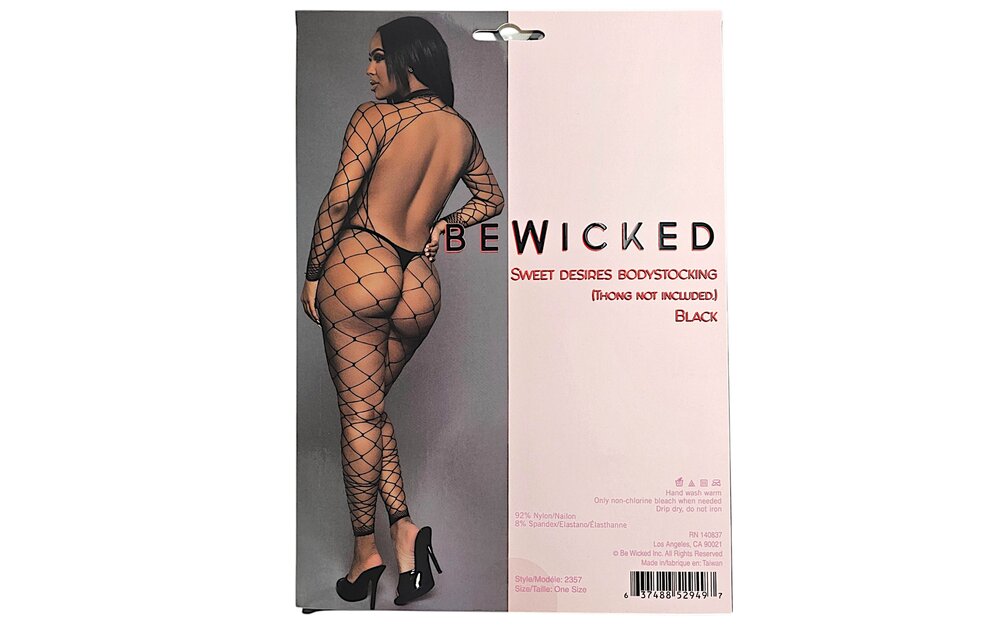 Sweet Desires Bodystocking Zwart – Speels & Verleidelijk