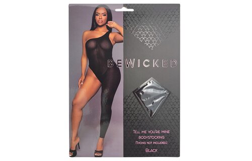 Tell Me You'Re Mine Bodystocking Schwarz – Verführerisch & Elegant