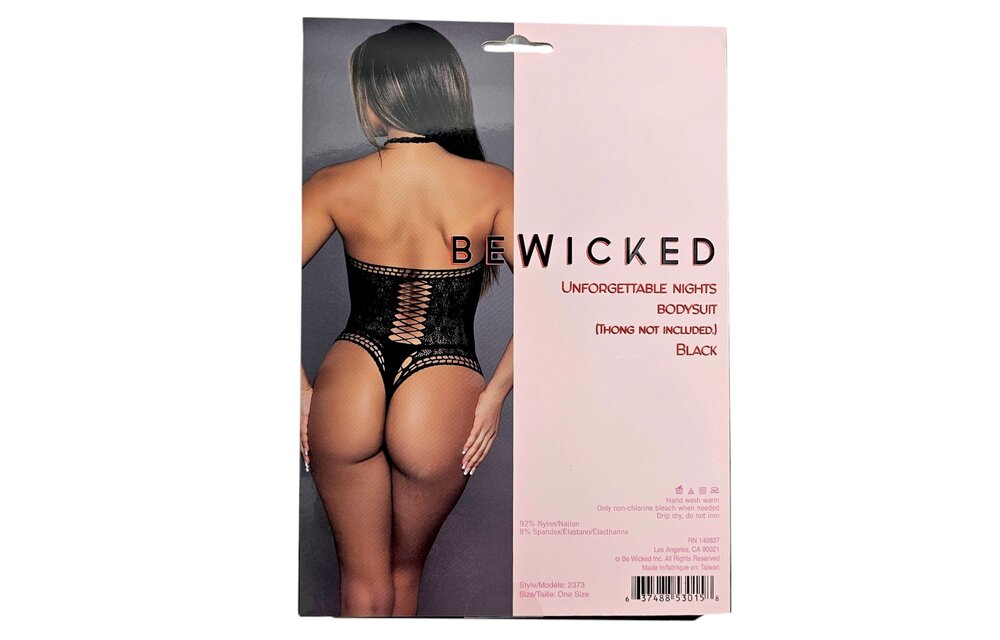 Unforgettable Nights Bodysuit - BLK / OS