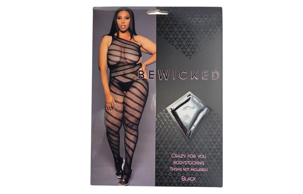 Crazy For You Bodystocking Zwart – Verleidelijk & Zelfverzekerd