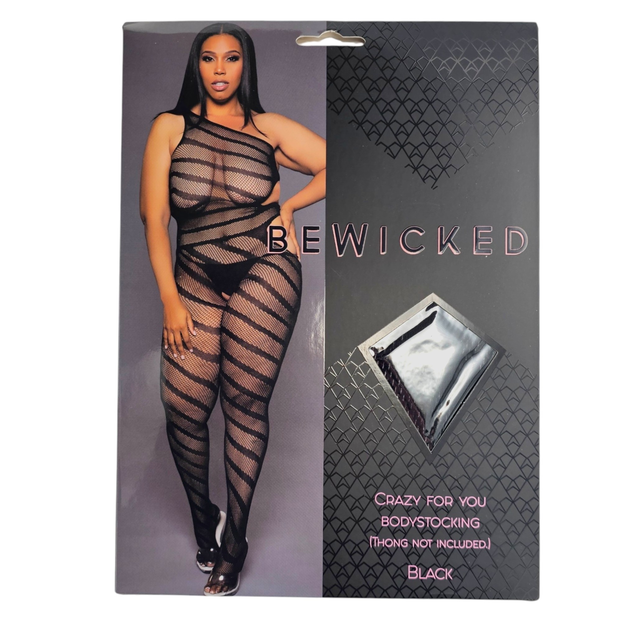 Crazy For You Bodystocking Black – Seductive & Confident