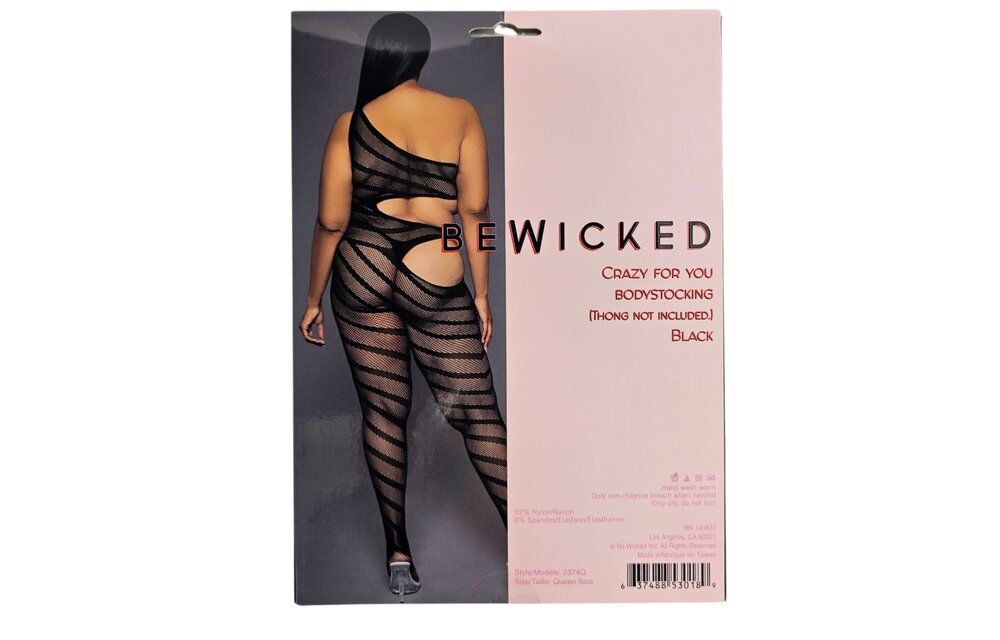Crazy For You Bodystocking Black – Seductive & Confident