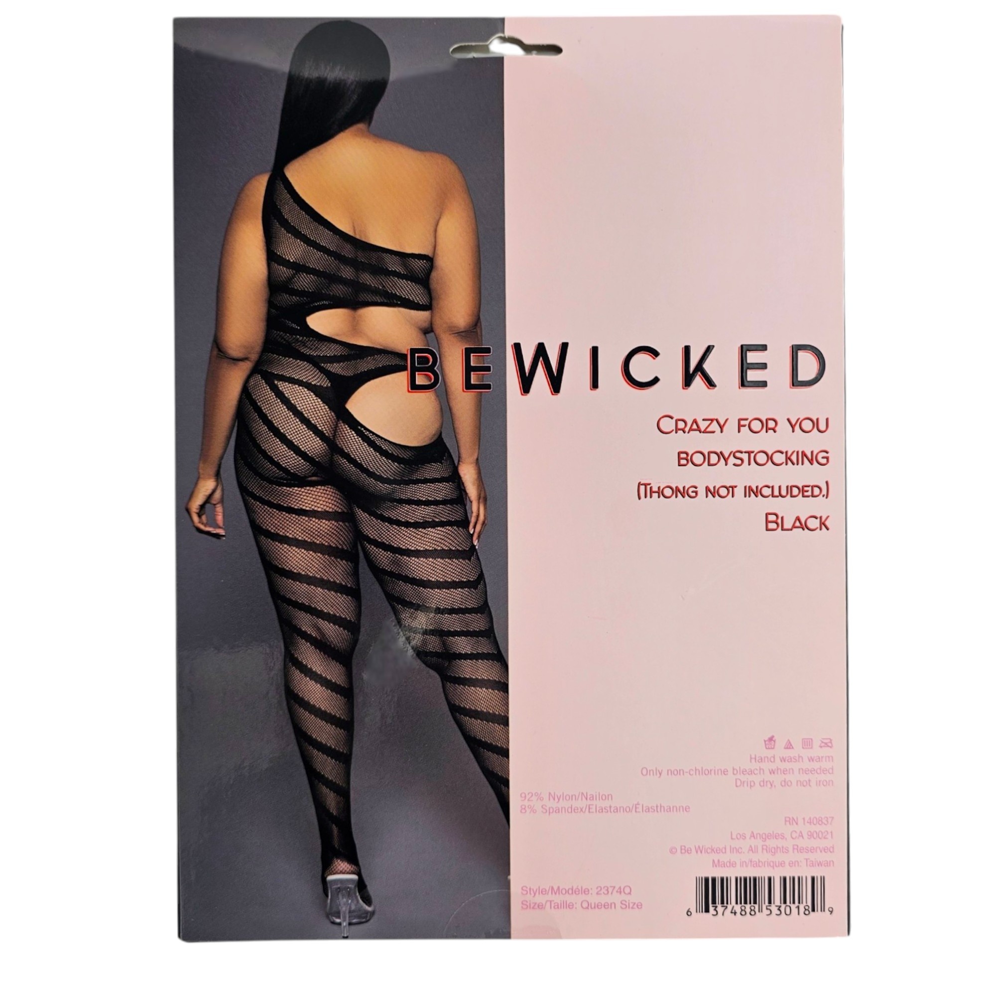 Crazy For You Bodystocking Zwart – Verleidelijk & Zelfverzekerd