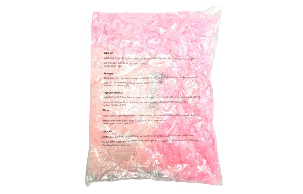 Luxueuze Roze Chiffon Kimono Met Veren Boa – Bewicked