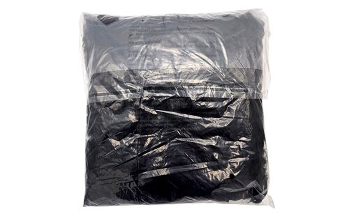 Lux Robe Blk - Luxurious Short Black Chiffon Kimono With Feather Boa