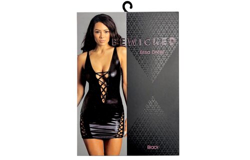 Elisa Kleid Xl Schwarz – Verführerisch & Bequem von Bewicked