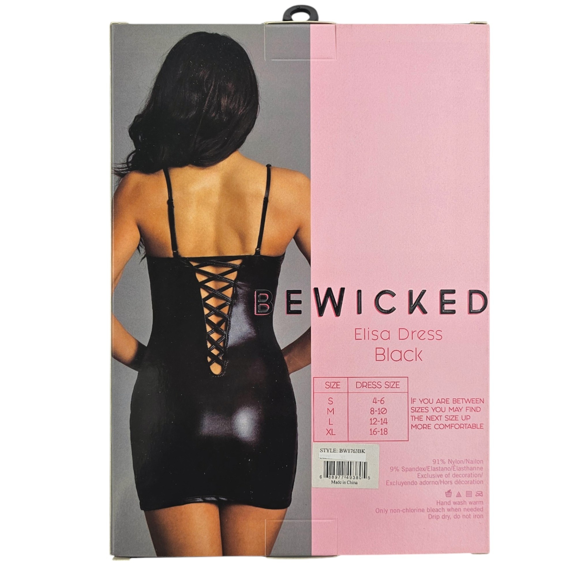 Elisa Jurk Xl Zwart - Verführerich & Comfortabel Van Bewicked