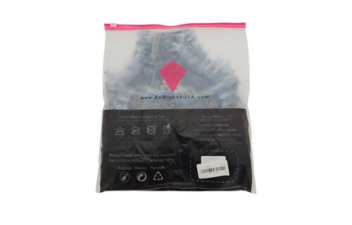 Back Up Booty Shorts Blau mit niedriger Taille | Stilvoll & bequem