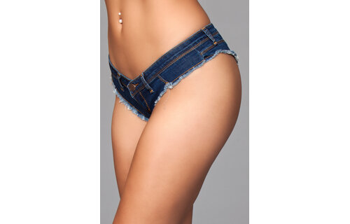 Buns Out Cheeky Shorts Denim – Stilvoller Sommerlook Blau