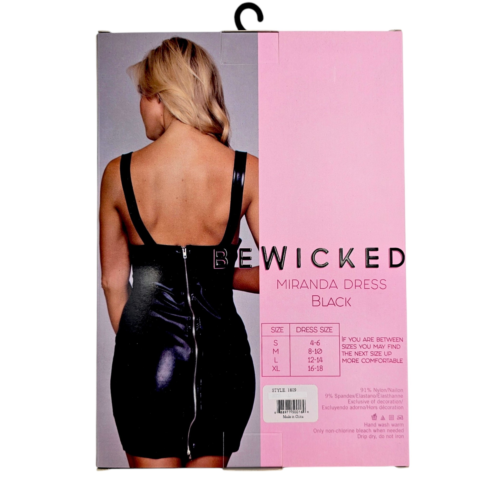 Miranda Topless Jurk Imitatieleer Zwart – Gedurfde Statement