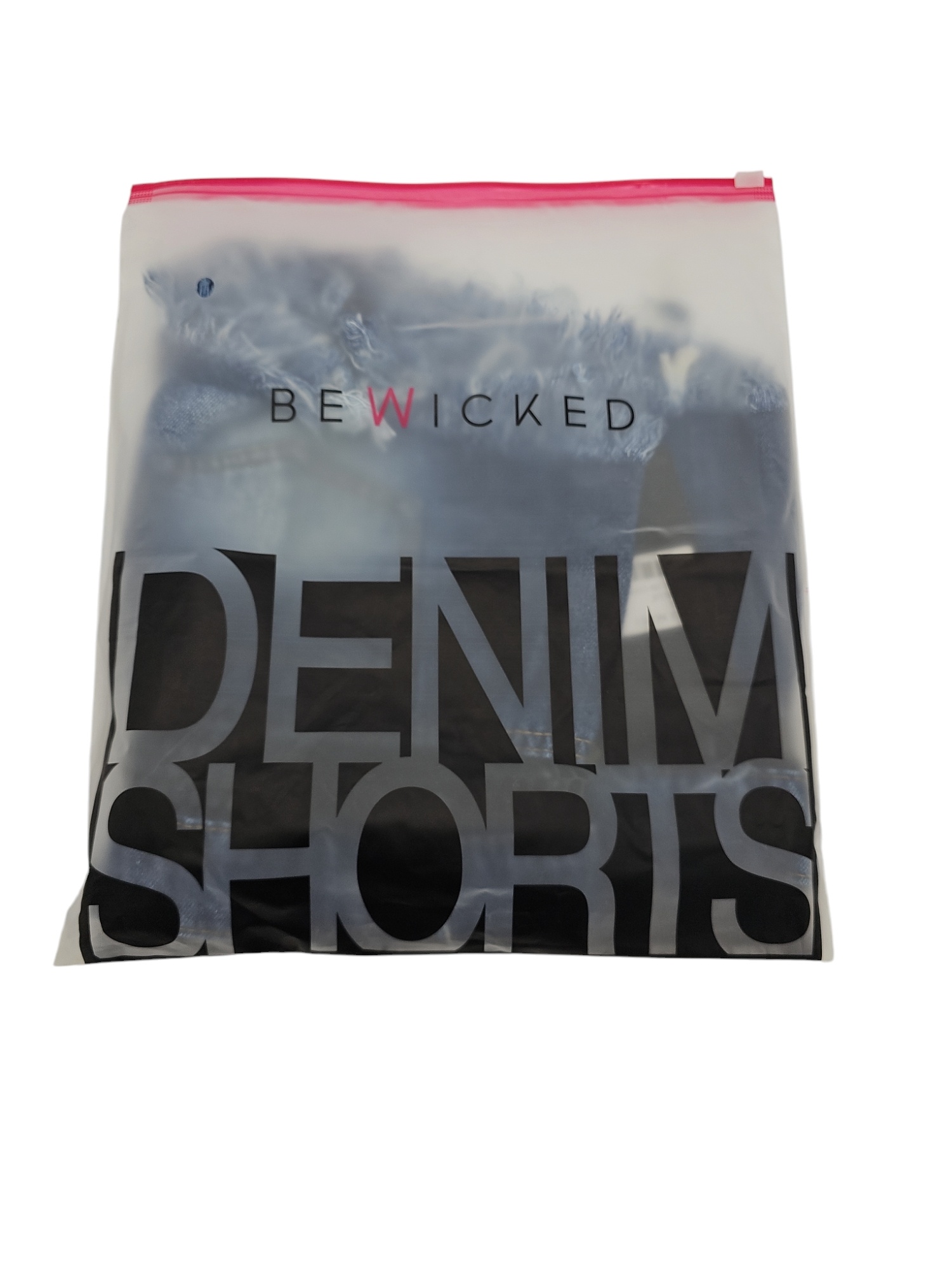 Such a Catch Denim Shorts - Modieuze Denim Shorts met Mesh