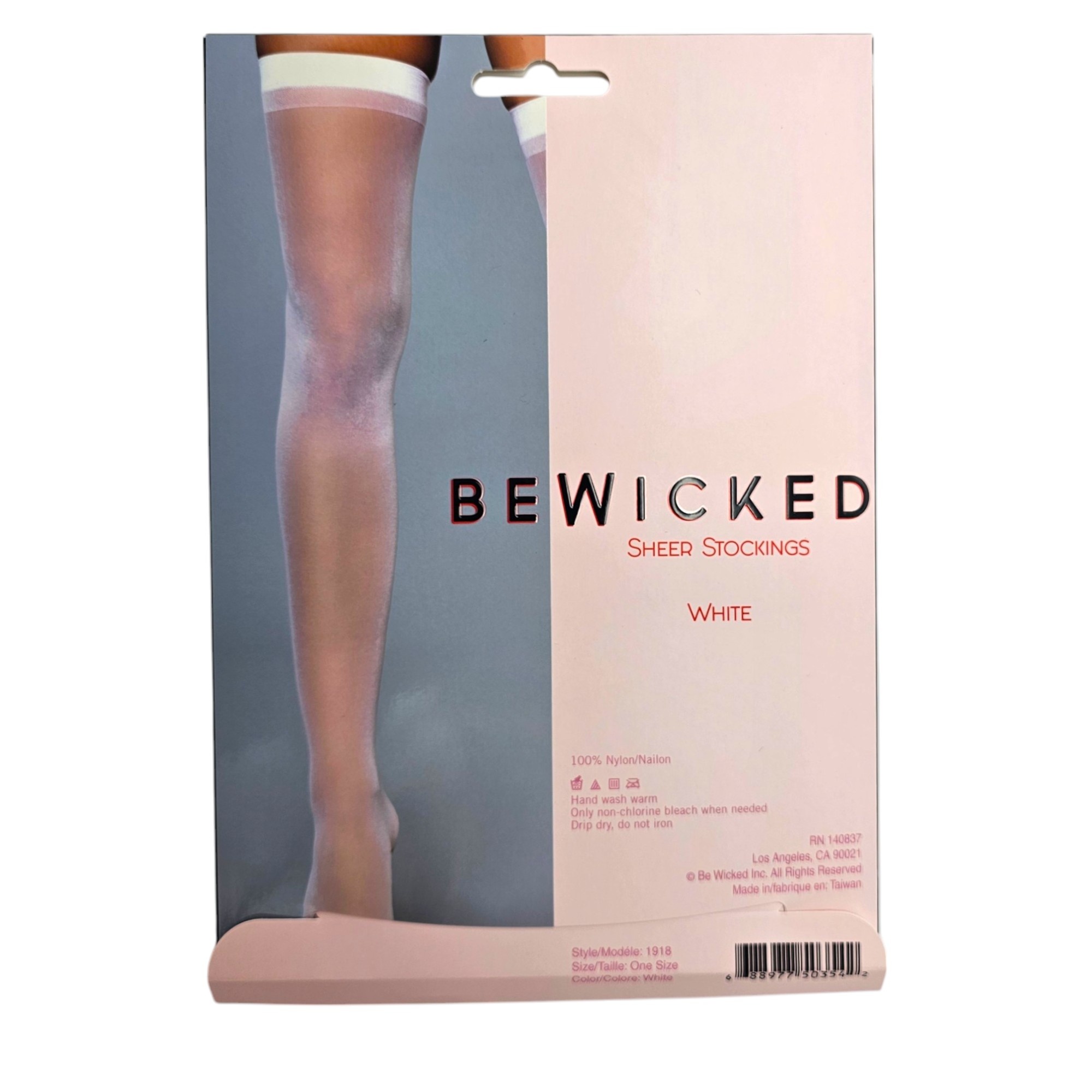 Transparante Dijhoge Kousen Wit | Bewicked Elegante Nylon