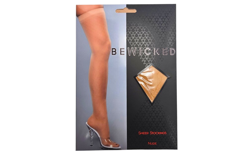 Transparent Thigh-High Stockings | Elegance & Sturdy Thigh Band