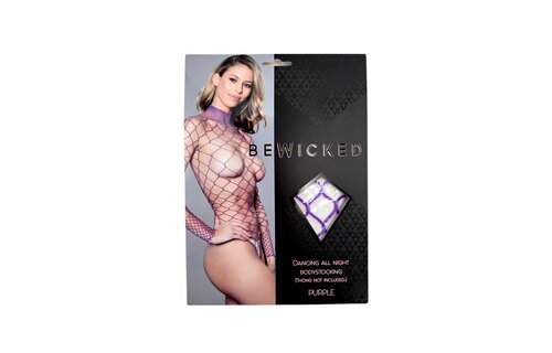 Dancing All Night Bodystocking PU | Elegant Fishnet Bodice