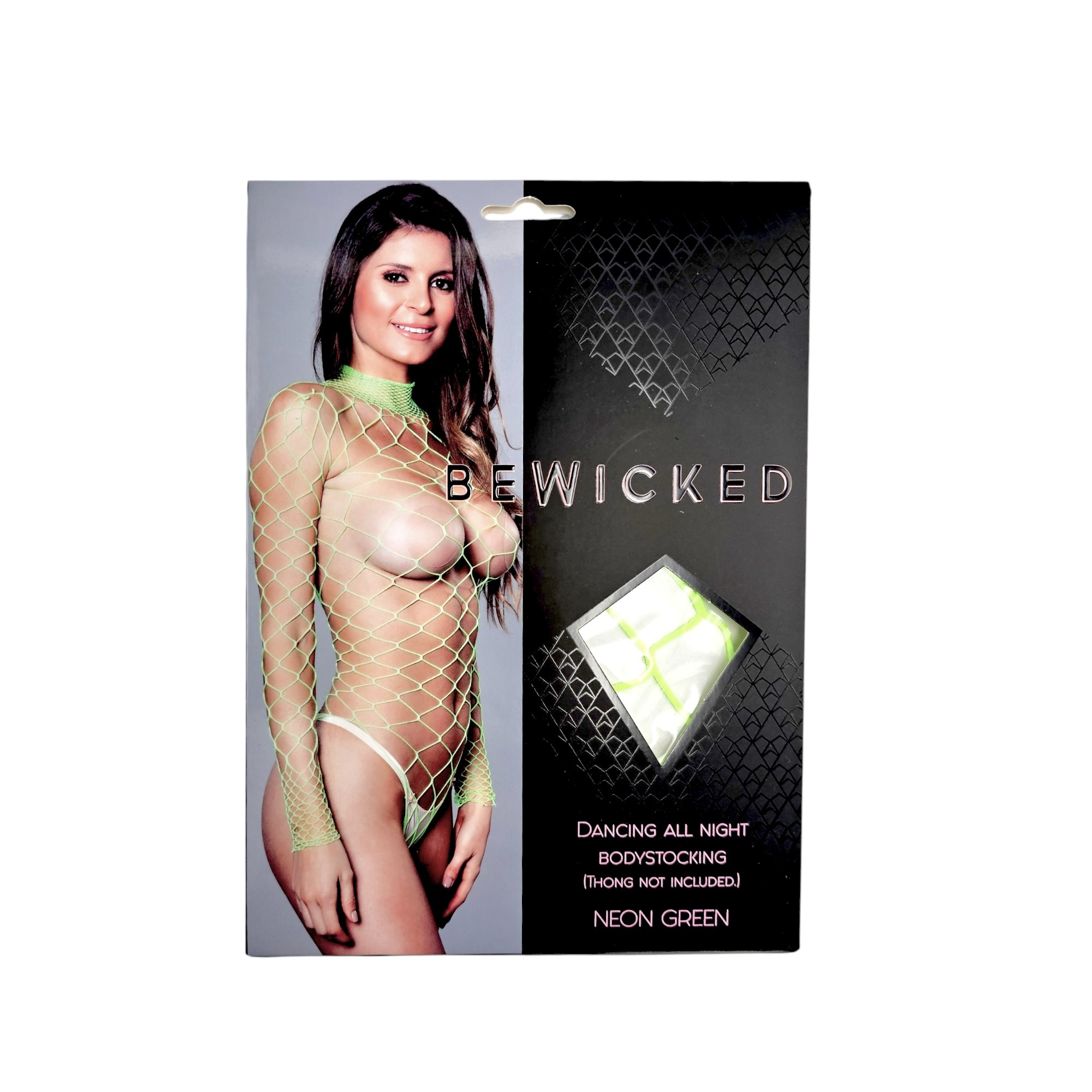 Dancing All Night Bodystocking – Elegantes Netz-Oberteil & Ärmel