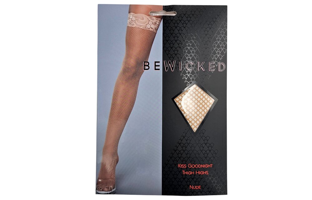 Kiss Goodnight Overknee-Strümpfe mit Blumenspitze | 100 % Nylon