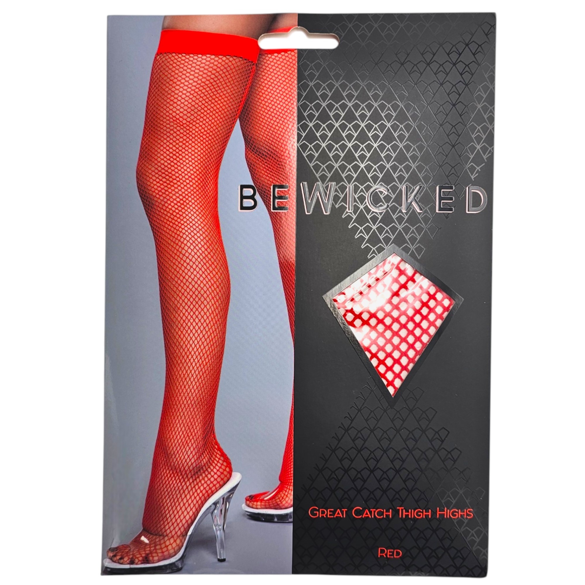 Great Catch Thigh-High Stockings | Seductive Mesh Fishnet Stockings