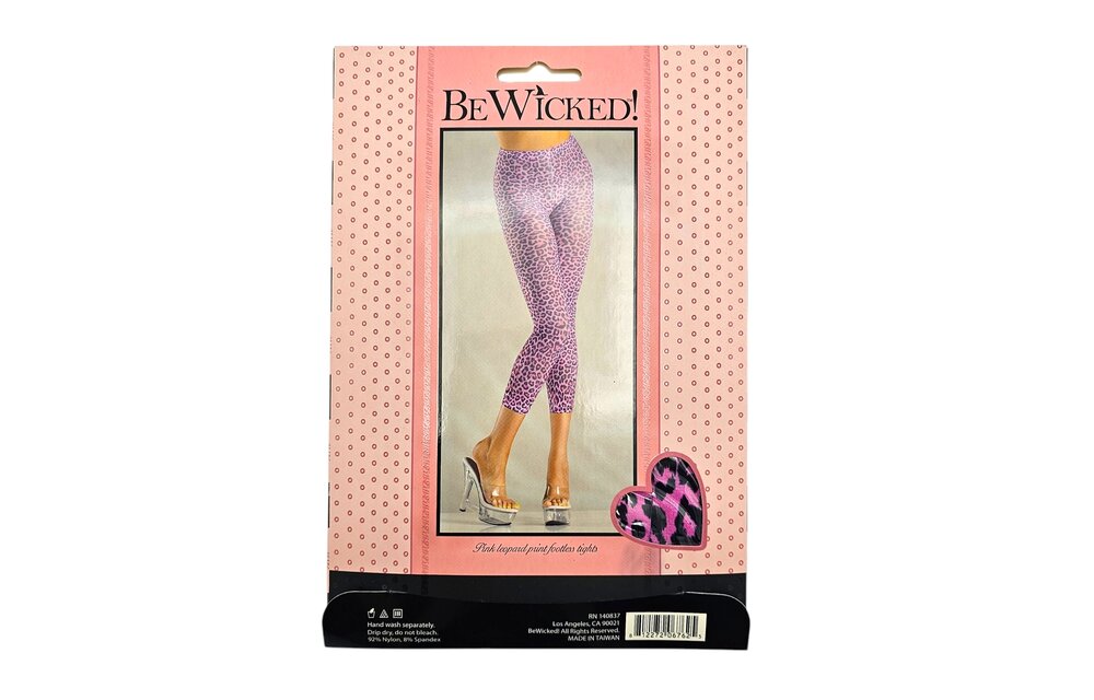 Rosa Leopardenstrumpfhose für Damen | Stilvolle Leggings mit Leopardenmuster