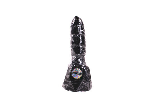 Dark Crystal Black 63 - 31 cm Firm Dildo with Flat Base
