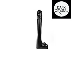 Dark Crystal Black Dildo 25 cm – Luxuriös, schwarz & stimulierend