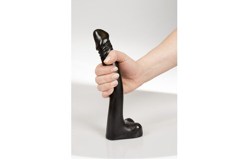 Dark Crystal Black Dildo 25 cm – Luxe, Zwart & Stimulerend