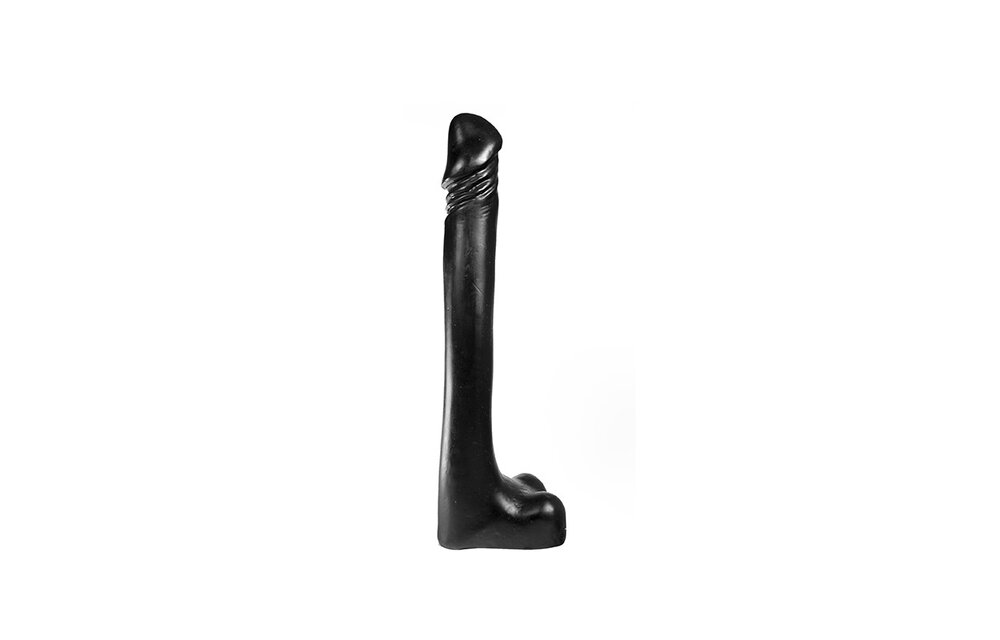 Dark Crystal Black Dildo 25 cm – Luxe, Zwart & Stimulerend