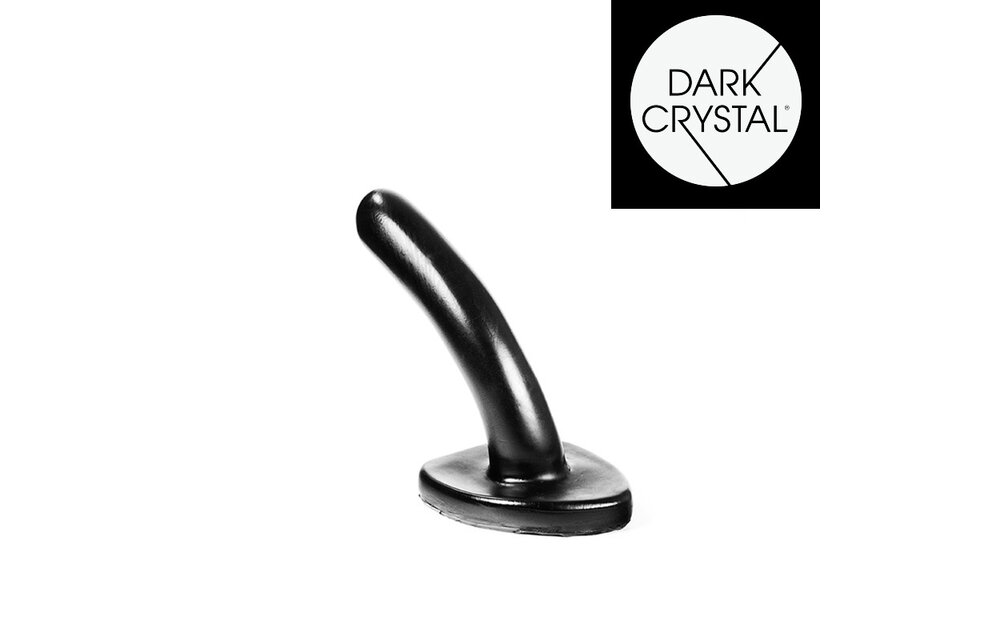 Dark Crystal Black 44 – Flexibler Dildo & Butt Plug 21 cm
