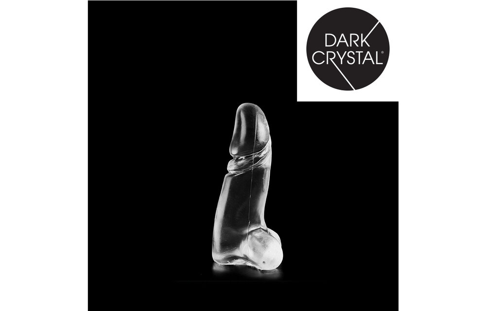 Dark Crystal Clear Dildo 21 cm – Smooth, Safe & Easy to Clean