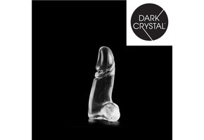 Dark Crystal Clear Dildo 21 cm – Glatt, sicher und leicht zu reinigen