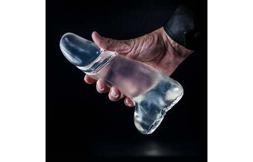 Dark Crystal Clear Dildo 21 cm – Glatt, sicher und leicht zu reinigen