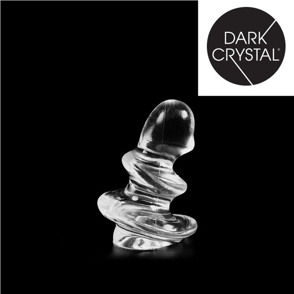 Dark Crystal Clear Dildo Schwarz 11 cm – Realistisch & sicher