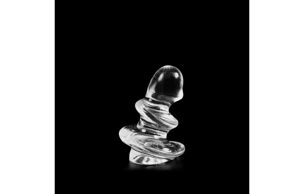 Dark Crystal Clear Dildo Schwarz 11 cm – Realistisch & sicher