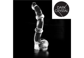 Dark Crystal Clear Dildo 34 cm – Glatt, sicher und extra dehnbar