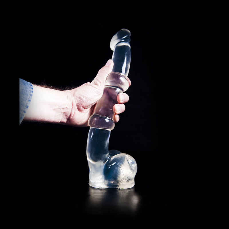 Dark Crystal Clear Dildo 34 cm – Glad, Veilig & Extra Rekbaar