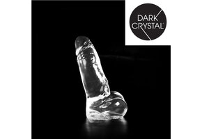 Dark Crystal Clear 19 – Realistischer Dildo 23,5 cm Sicher