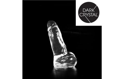Dark Crystal Clear 19 – Realistischer Dildo 23,5 cm Sicher